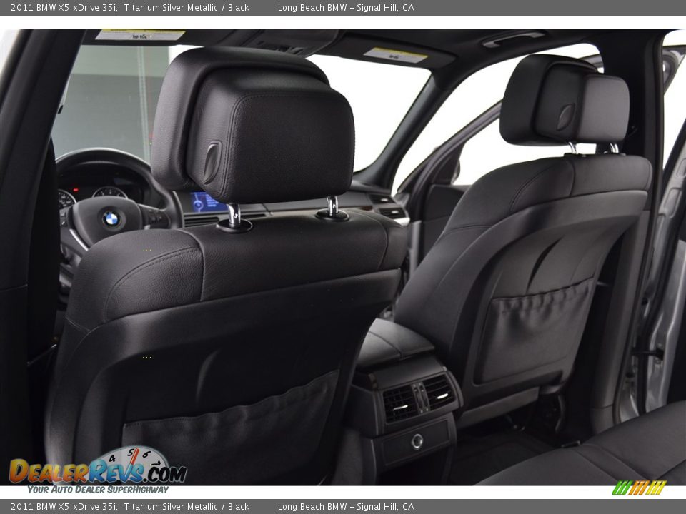 2011 BMW X5 xDrive 35i Titanium Silver Metallic / Black Photo #14