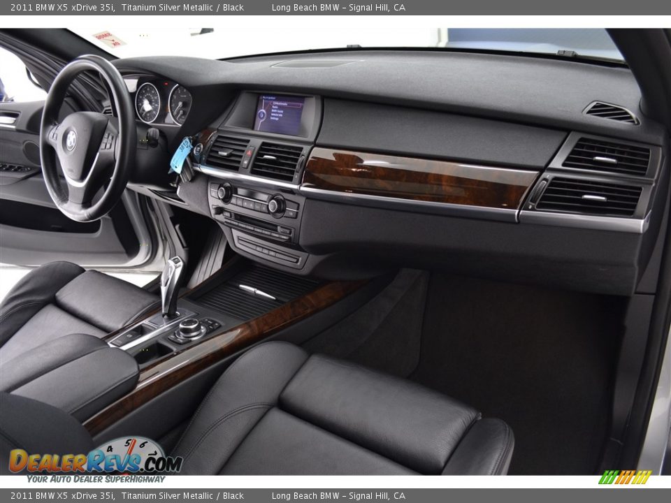 2011 BMW X5 xDrive 35i Titanium Silver Metallic / Black Photo #16