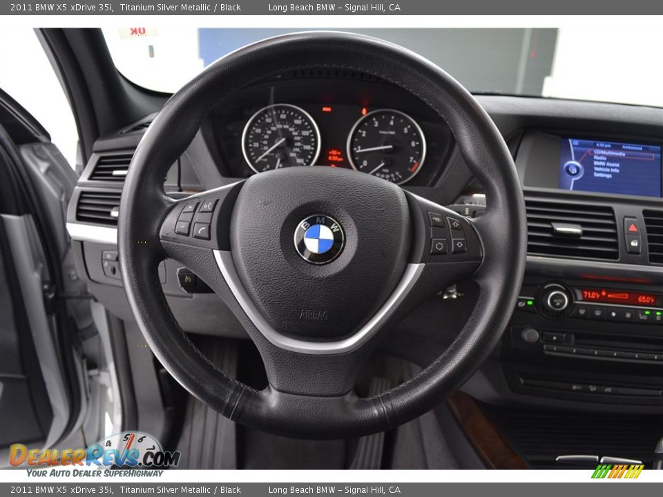 2011 BMW X5 xDrive 35i Titanium Silver Metallic / Black Photo #24