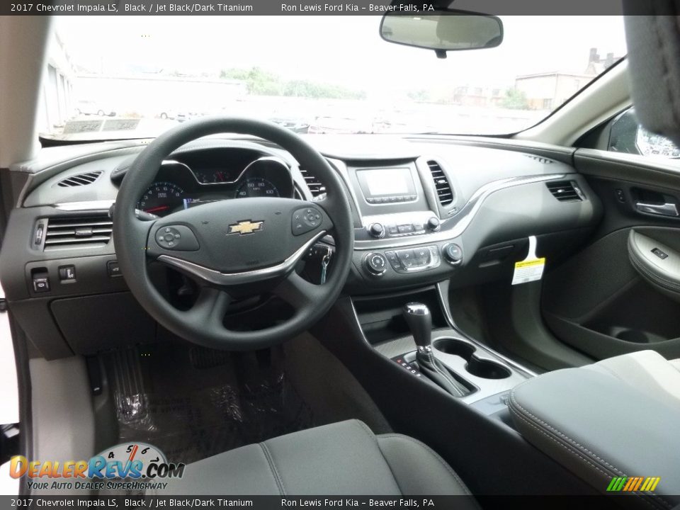 2017 Chevrolet Impala LS Black / Jet Black/Dark Titanium Photo #14
