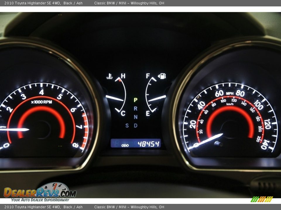 2010 Toyota Highlander SE 4WD Black / Ash Photo #10