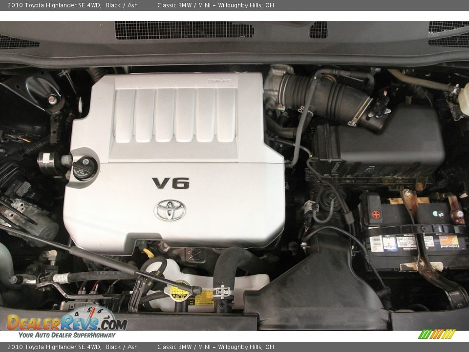 2010 Toyota Highlander SE 4WD Black / Ash Photo #23