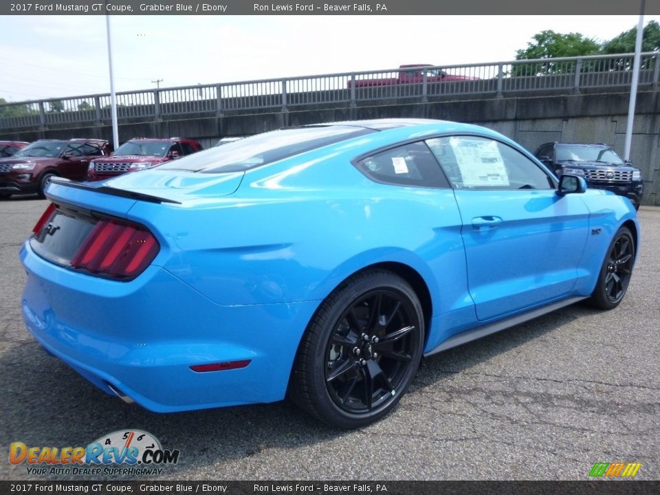 2017 Ford Mustang GT Coupe Grabber Blue / Ebony Photo #2