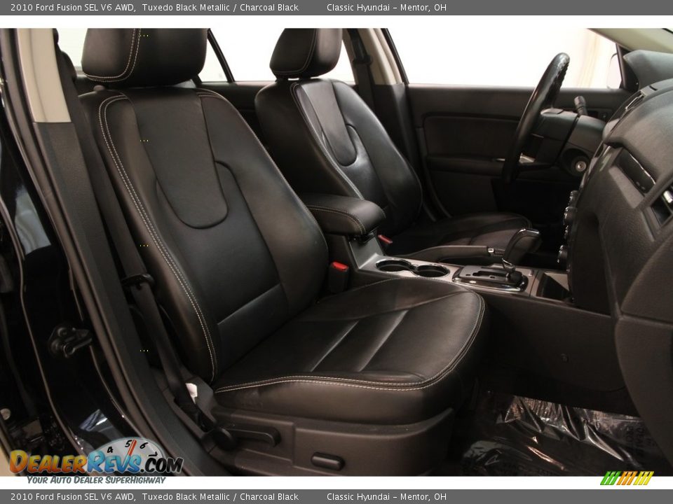 2010 Ford Fusion SEL V6 AWD Tuxedo Black Metallic / Charcoal Black Photo #13