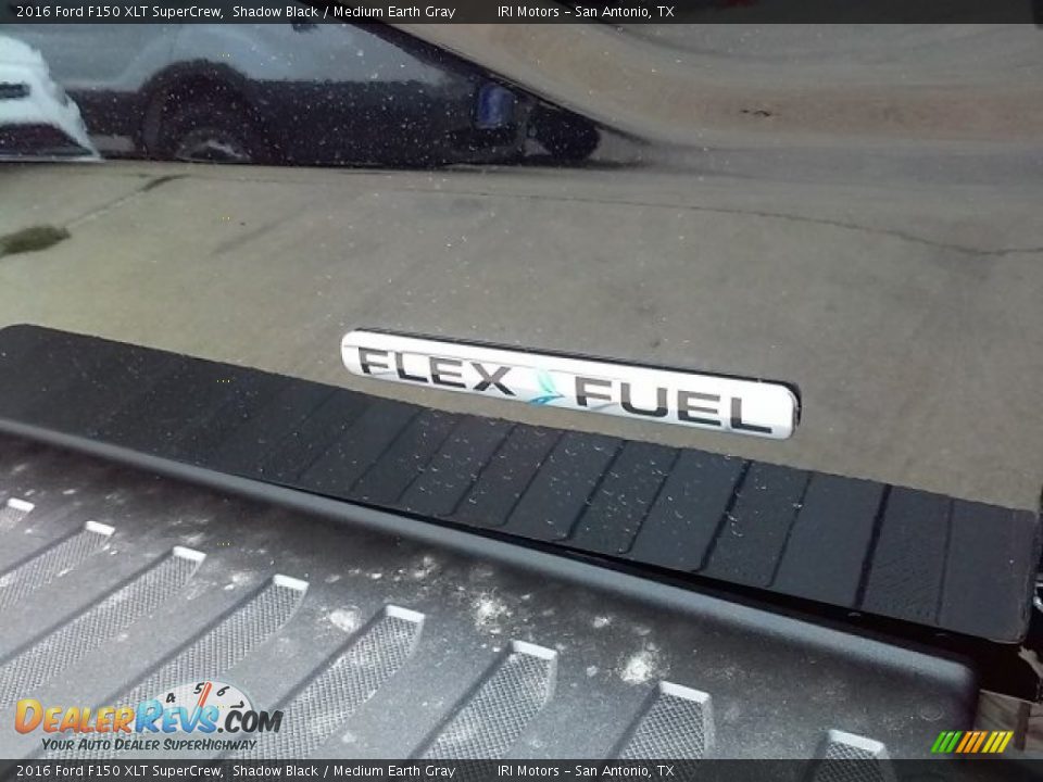 2016 Ford F150 XLT SuperCrew Shadow Black / Medium Earth Gray Photo #11