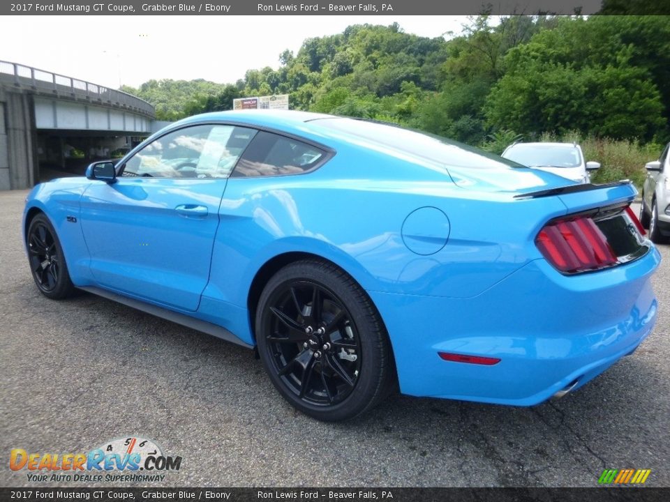 2017 Ford Mustang GT Coupe Grabber Blue / Ebony Photo #4