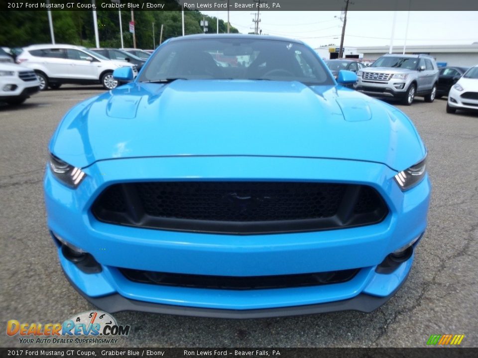 2017 Ford Mustang GT Coupe Grabber Blue / Ebony Photo #7