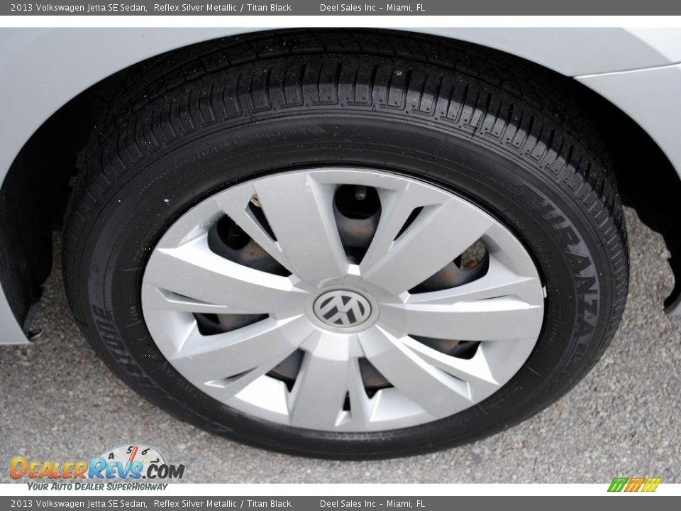 2013 Volkswagen Jetta SE Sedan Reflex Silver Metallic / Titan Black Photo #11