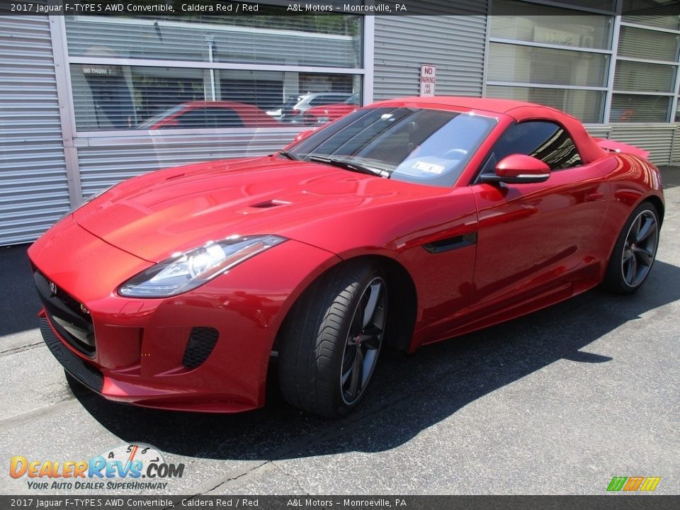 Front 3/4 View of 2017 Jaguar F-TYPE S AWD Convertible Photo #1