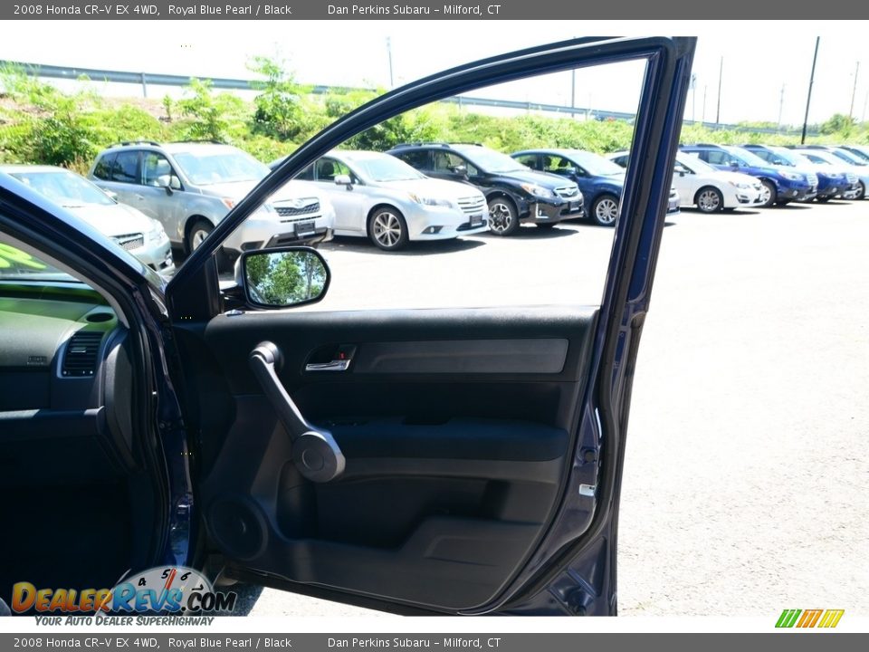 2008 Honda CR-V EX 4WD Royal Blue Pearl / Black Photo #21
