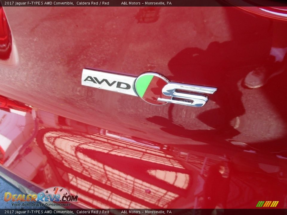 2017 Jaguar F-TYPE S AWD Convertible Caldera Red / Red Photo #7