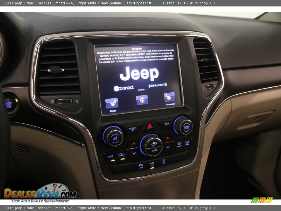 2014 Jeep Grand Cherokee Limited 4x4 Bright White / New Zealand Black/Light Frost Photo #11