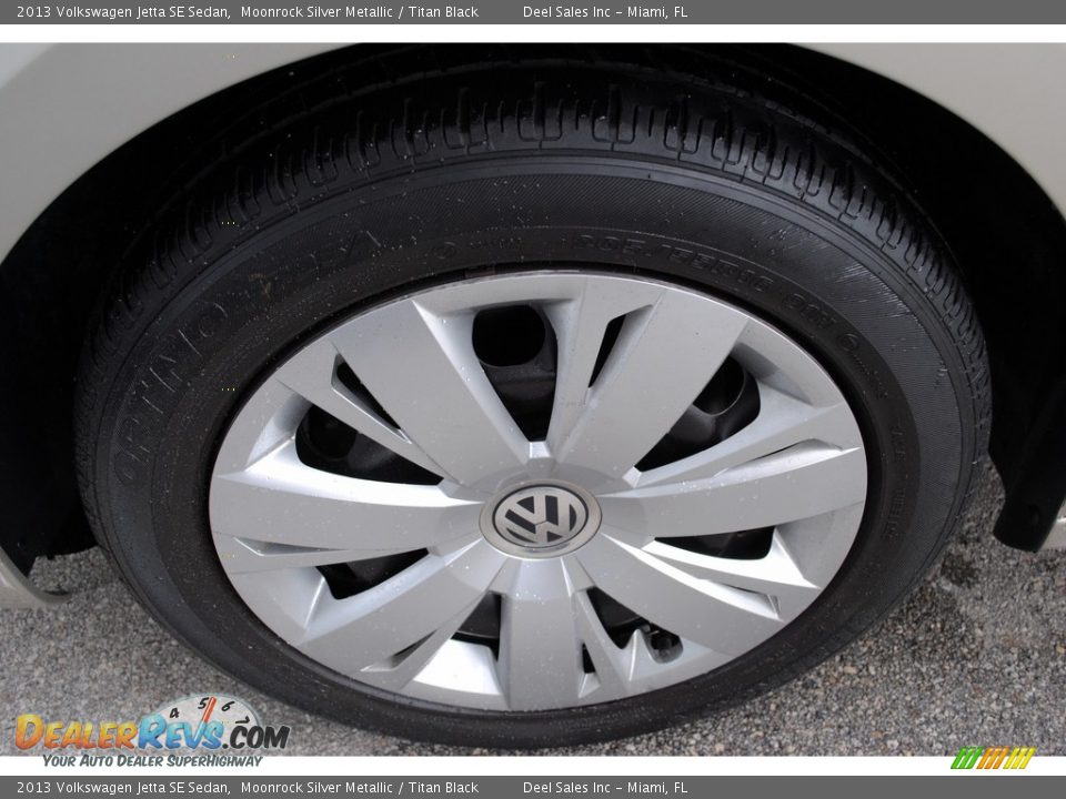 2013 Volkswagen Jetta SE Sedan Moonrock Silver Metallic / Titan Black Photo #11