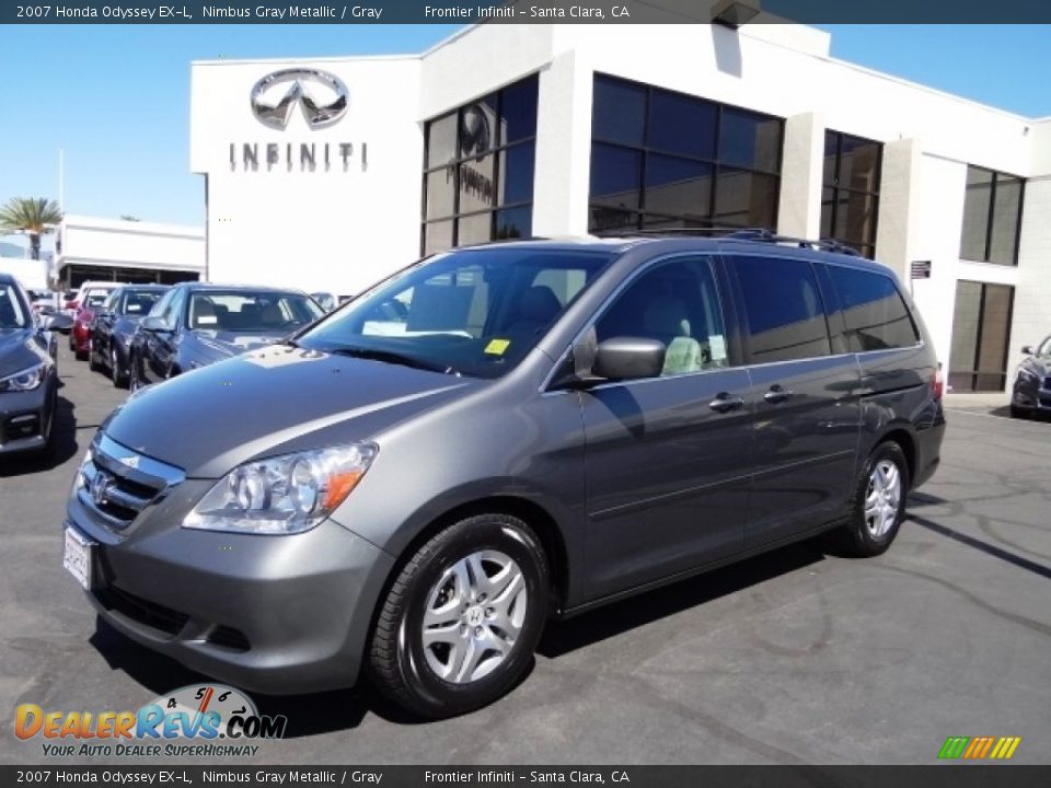 2007 Honda Odyssey EX-L Nimbus Gray Metallic / Gray Photo #1