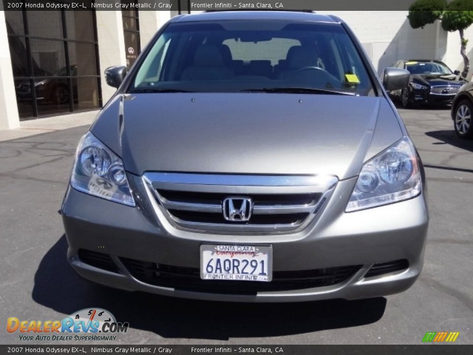 2007 Honda Odyssey EX-L Nimbus Gray Metallic / Gray Photo #2