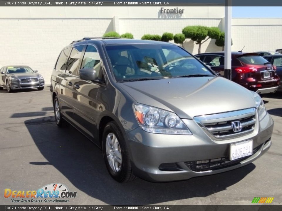 2007 Honda Odyssey EX-L Nimbus Gray Metallic / Gray Photo #3