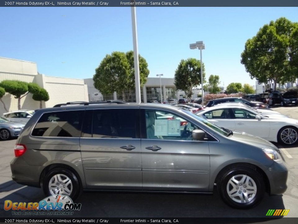 2007 Honda Odyssey EX-L Nimbus Gray Metallic / Gray Photo #4