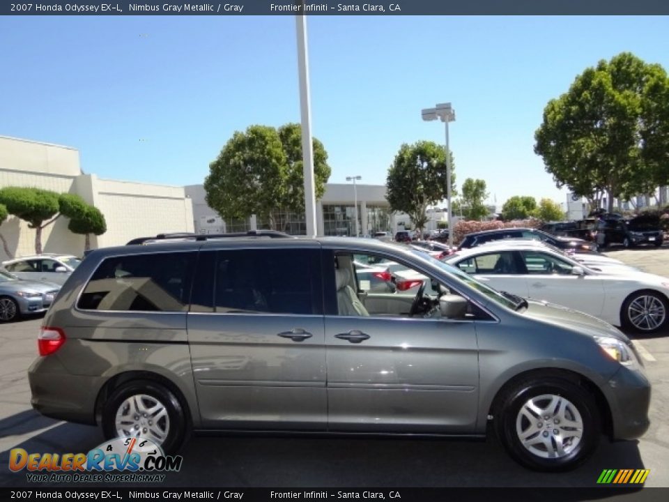 2007 Honda Odyssey EX-L Nimbus Gray Metallic / Gray Photo #5