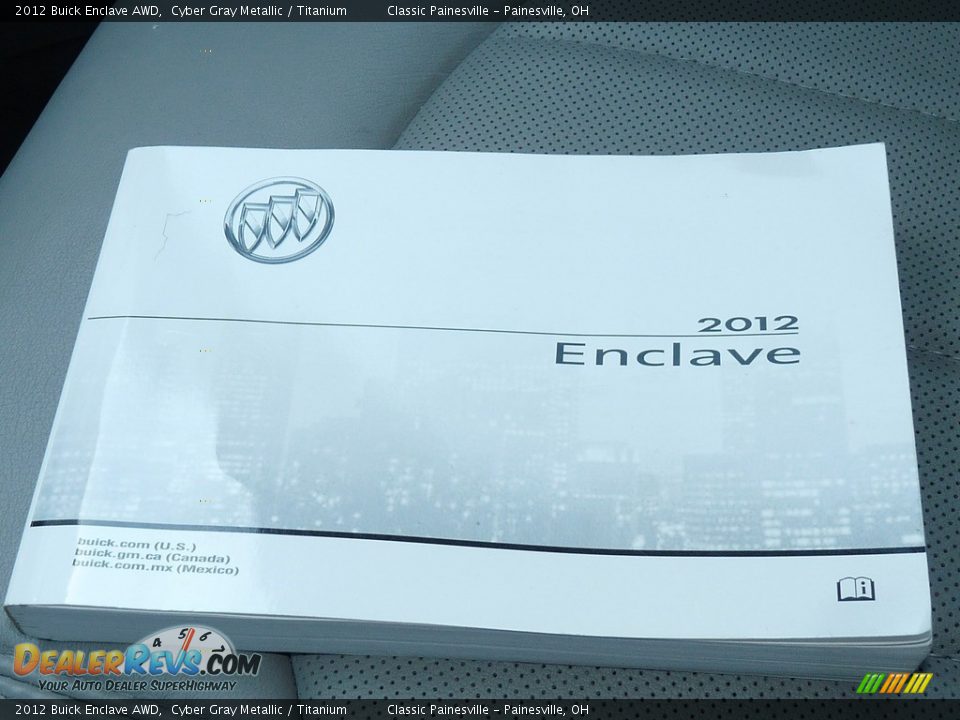 2012 Buick Enclave AWD Cyber Gray Metallic / Titanium Photo #18