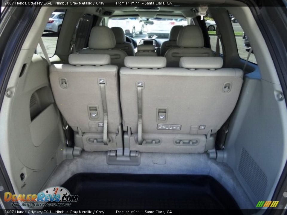 2007 Honda Odyssey EX-L Nimbus Gray Metallic / Gray Photo #12