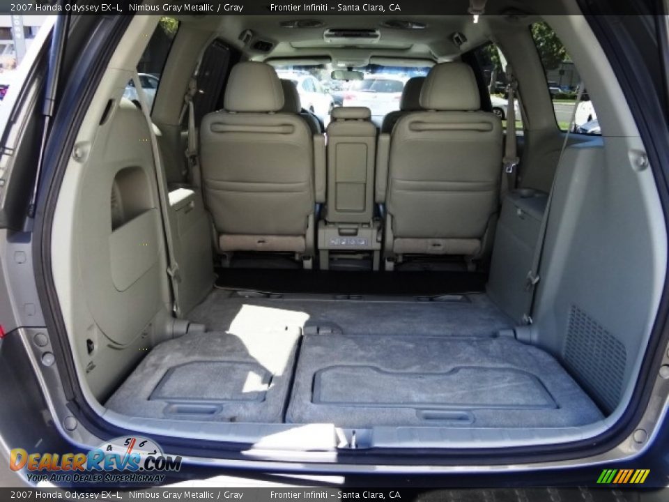 2007 Honda Odyssey EX-L Nimbus Gray Metallic / Gray Photo #14