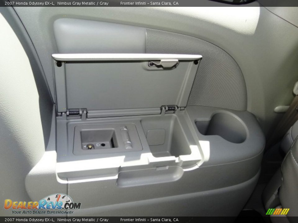 2007 Honda Odyssey EX-L Nimbus Gray Metallic / Gray Photo #16