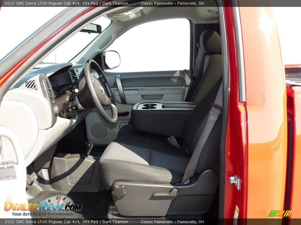 2013 GMC Sierra 1500 Regular Cab 4x4 Fire Red / Dark Titanium Photo #8