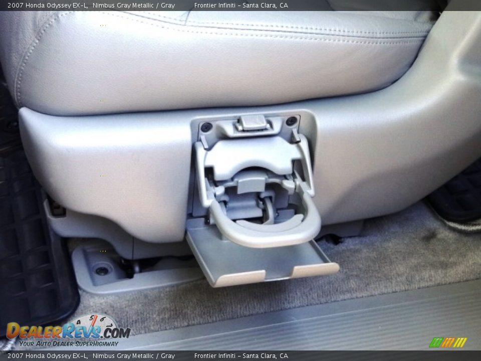 2007 Honda Odyssey EX-L Nimbus Gray Metallic / Gray Photo #24