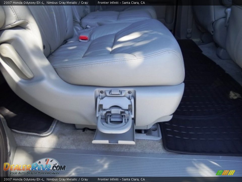 2007 Honda Odyssey EX-L Nimbus Gray Metallic / Gray Photo #26