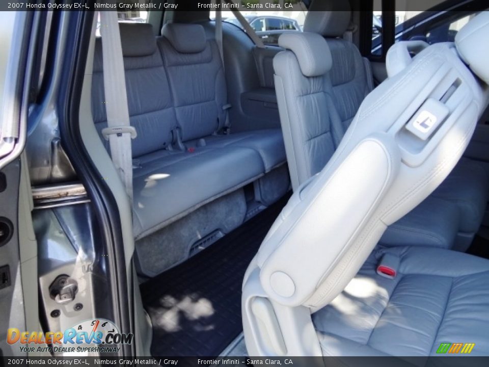 2007 Honda Odyssey EX-L Nimbus Gray Metallic / Gray Photo #27