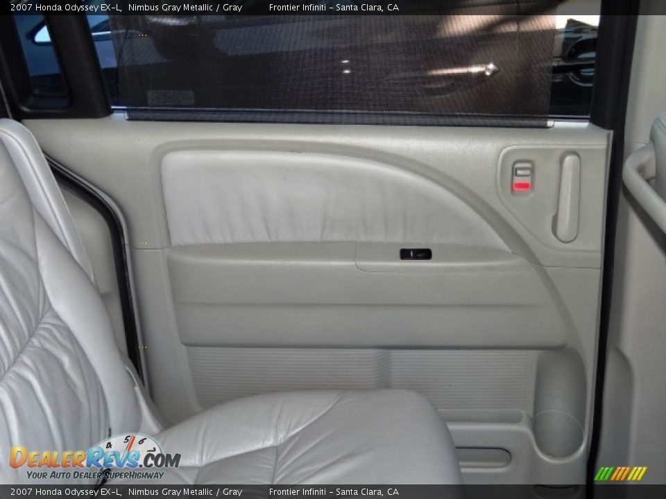 2007 Honda Odyssey EX-L Nimbus Gray Metallic / Gray Photo #28