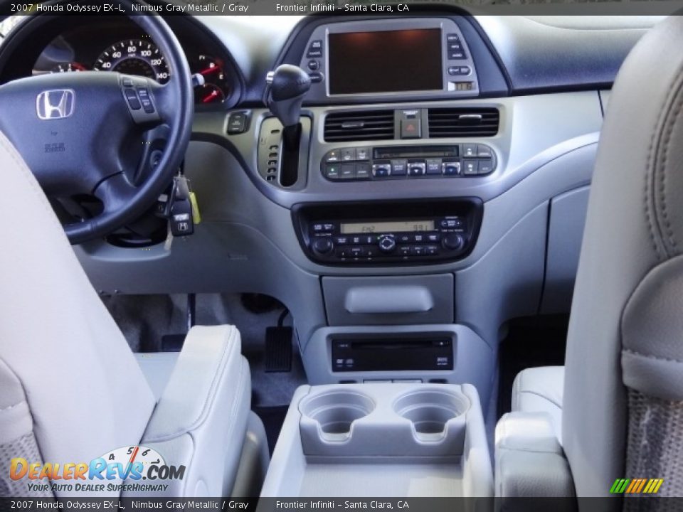 2007 Honda Odyssey EX-L Nimbus Gray Metallic / Gray Photo #30