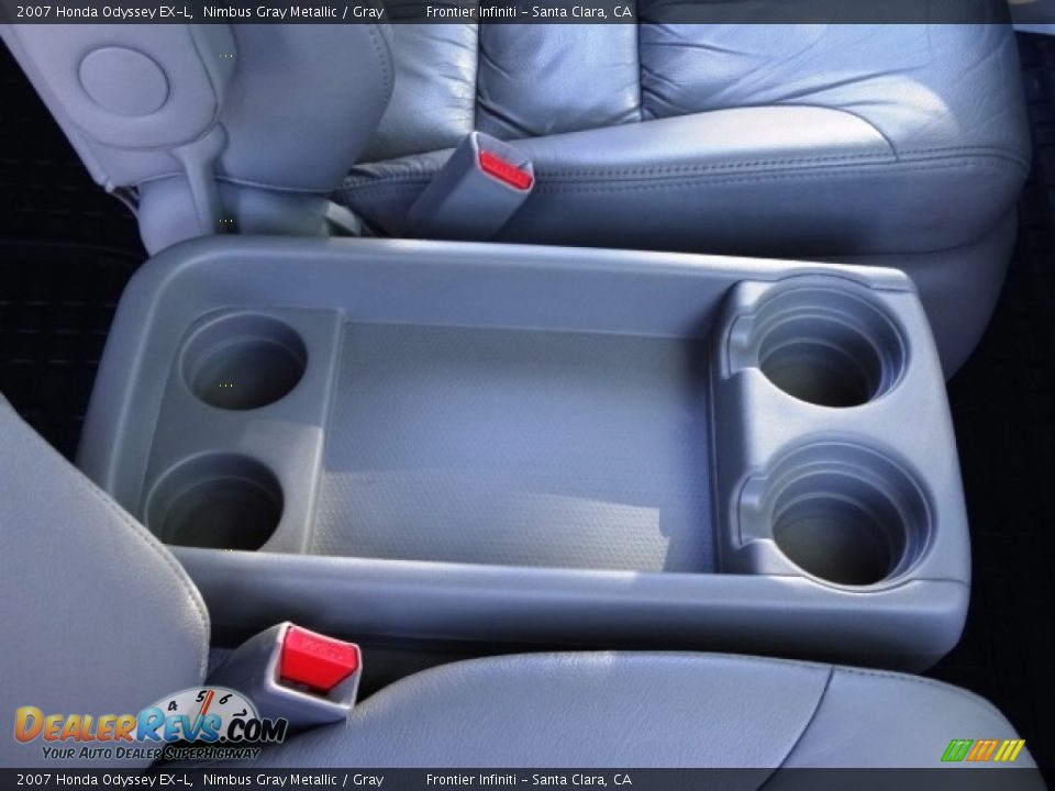 2007 Honda Odyssey EX-L Nimbus Gray Metallic / Gray Photo #32