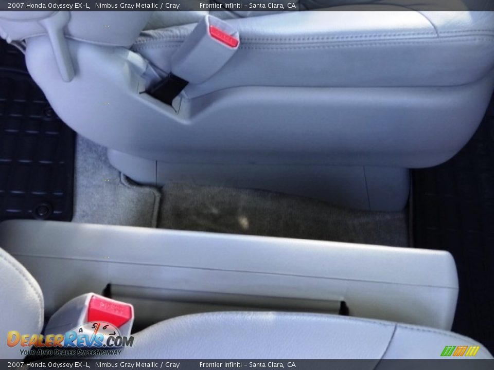 2007 Honda Odyssey EX-L Nimbus Gray Metallic / Gray Photo #33