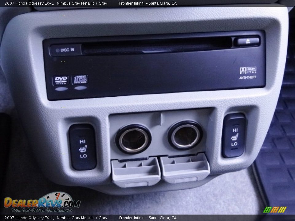 2007 Honda Odyssey EX-L Nimbus Gray Metallic / Gray Photo #35