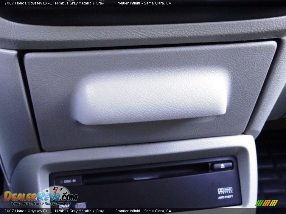 2007 Honda Odyssey EX-L Nimbus Gray Metallic / Gray Photo #36