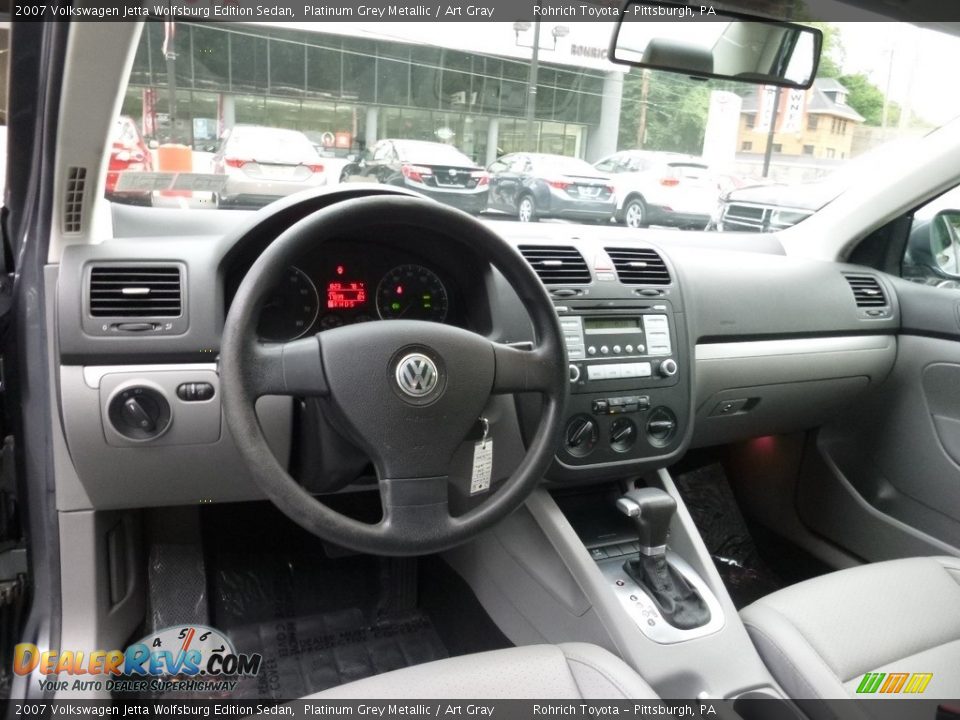2007 Volkswagen Jetta Wolfsburg Edition Sedan Platinum Grey Metallic / Art Gray Photo #7