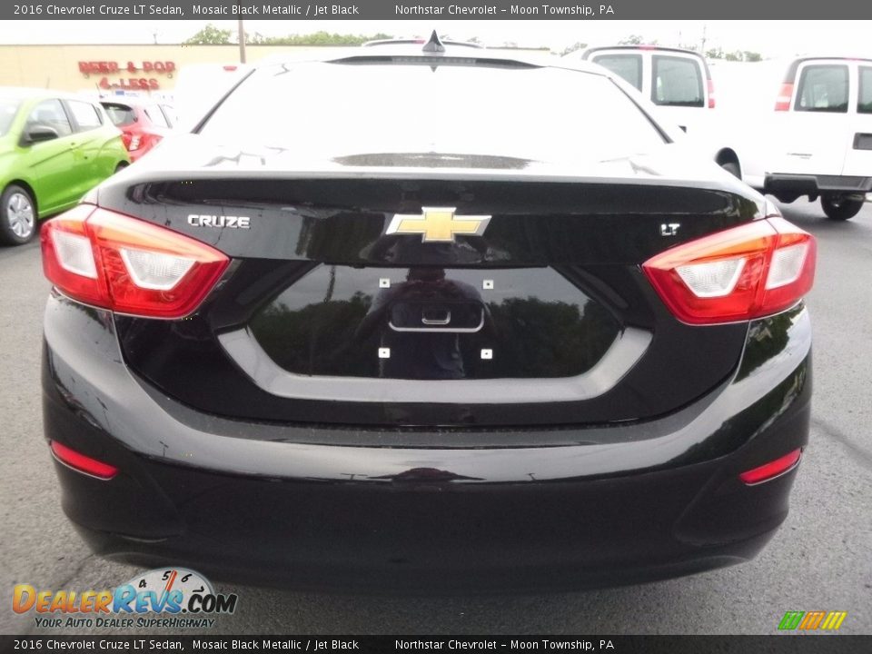 2016 Chevrolet Cruze LT Sedan Mosaic Black Metallic / Jet Black Photo #6