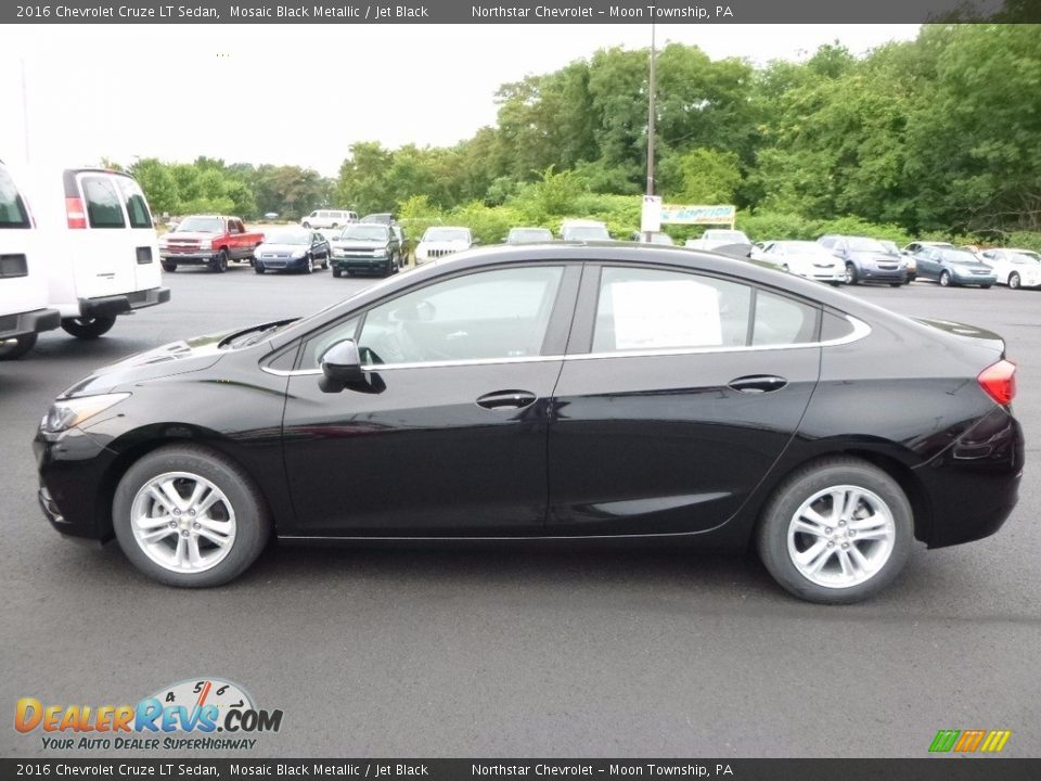 2016 Chevrolet Cruze LT Sedan Mosaic Black Metallic / Jet Black Photo #8