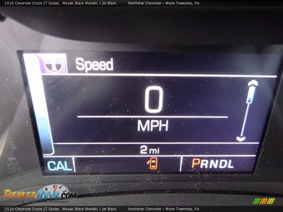 2016 Chevrolet Cruze LT Sedan Mosaic Black Metallic / Jet Black Photo #20