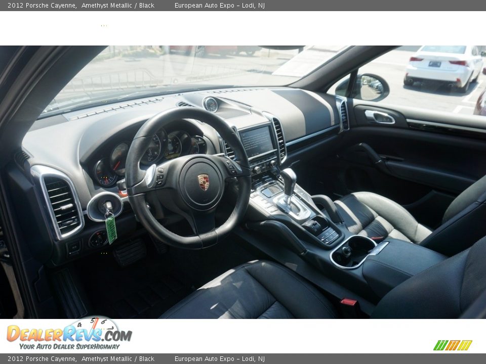 2012 Porsche Cayenne Amethyst Metallic / Black Photo #6