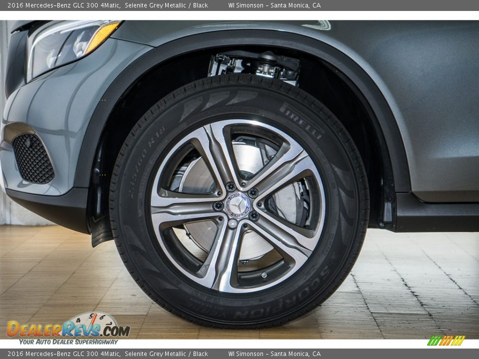 2016 Mercedes-Benz GLC 300 4Matic Selenite Grey Metallic / Black Photo #10