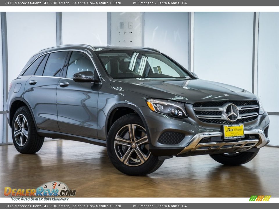 2016 Mercedes-Benz GLC 300 4Matic Selenite Grey Metallic / Black Photo #12