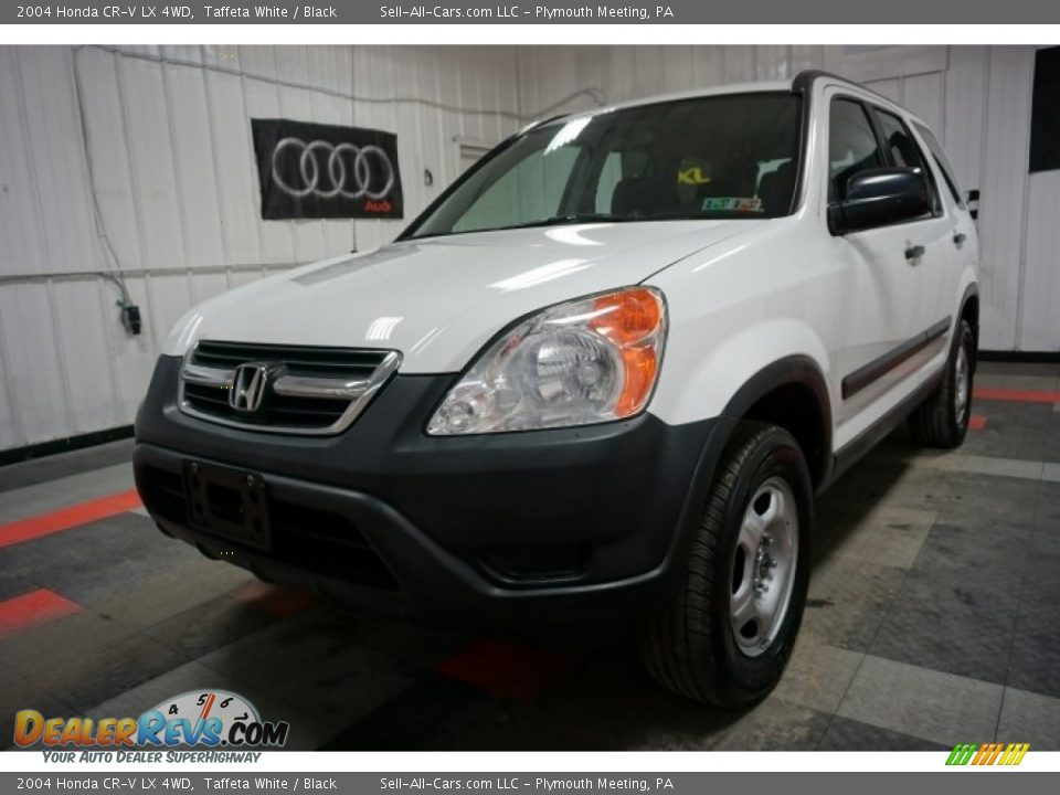 2004 Honda CR-V LX 4WD Taffeta White / Black Photo #3