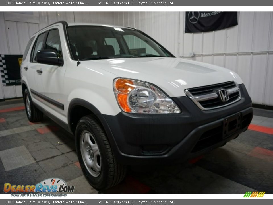 2004 Honda CR-V LX 4WD Taffeta White / Black Photo #5