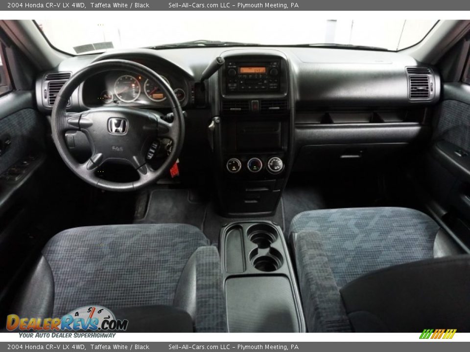 2004 Honda CR-V LX 4WD Taffeta White / Black Photo #26