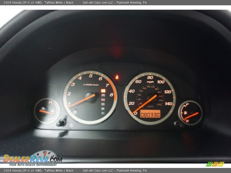 2004 Honda CR-V LX 4WD Taffeta White / Black Photo #33