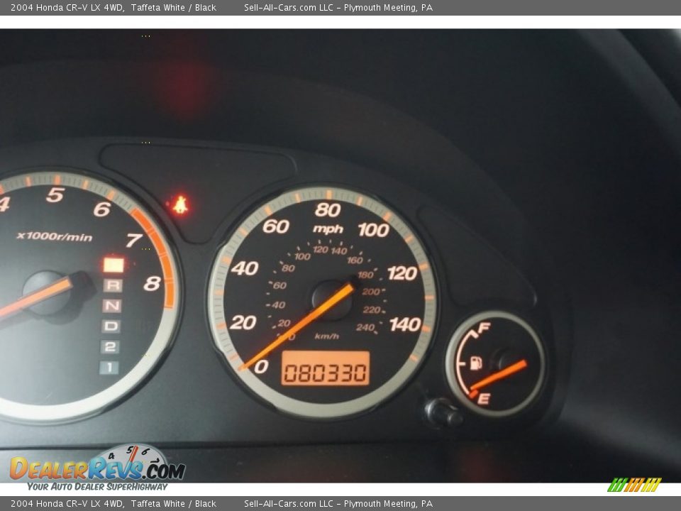 2004 Honda CR-V LX 4WD Taffeta White / Black Photo #34