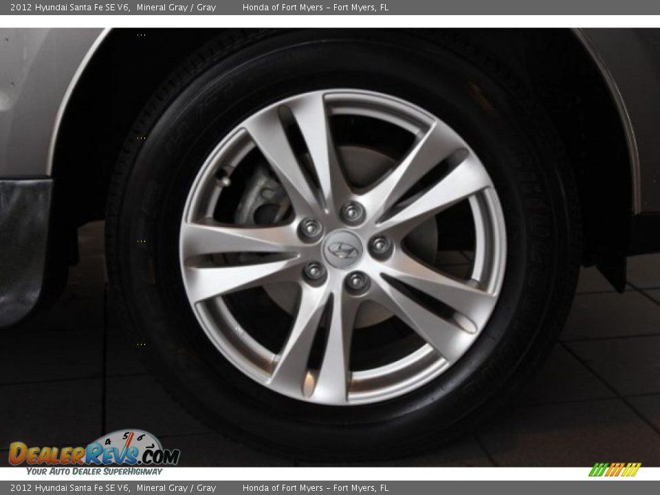 2012 Hyundai Santa Fe SE V6 Mineral Gray / Gray Photo #2