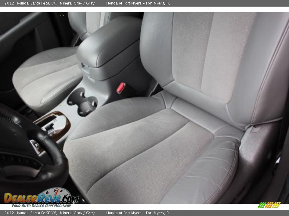 2012 Hyundai Santa Fe SE V6 Mineral Gray / Gray Photo #9